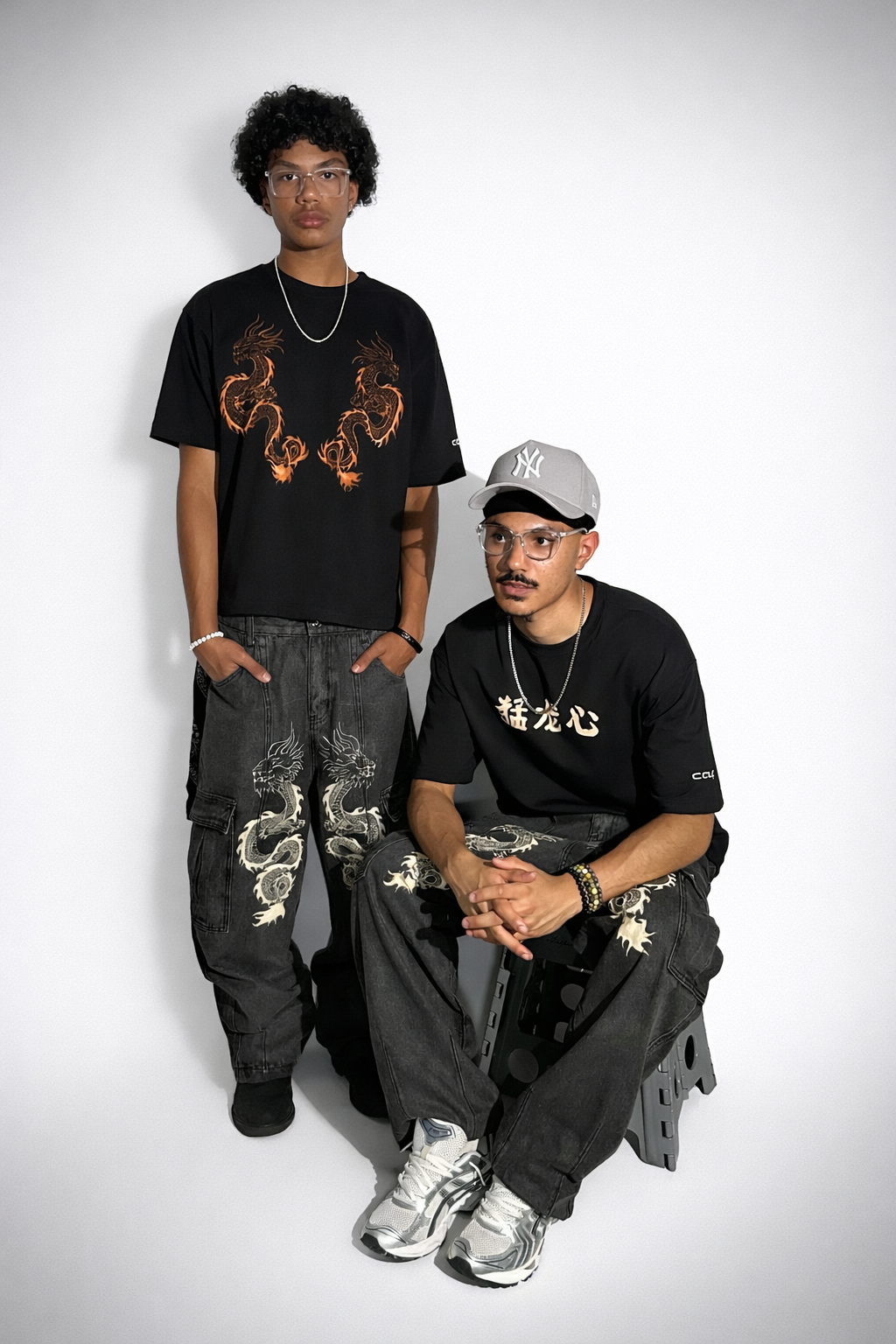 Divine Dragon Denim—Men