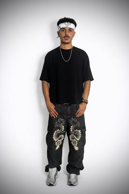 Divine Dragon Denim—Men