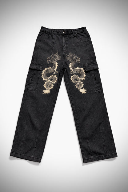 Divine Dragon Denim—Men
